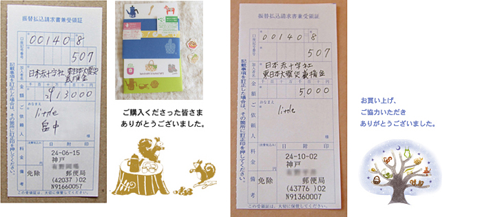 2012年分チャリティー明細