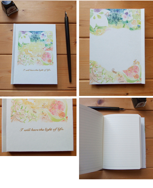 ハードカバーノート「希望の光」